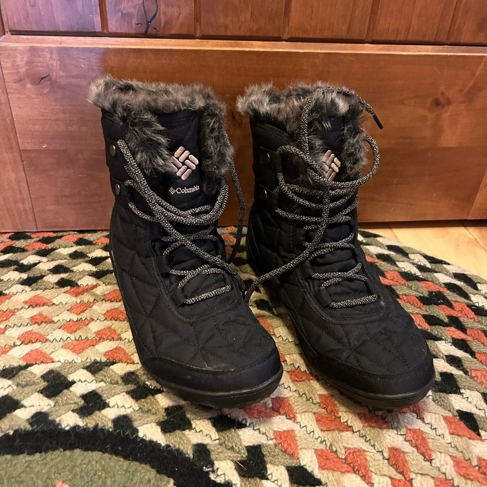 Colombia Waterproof faux fur quilted winter boots Penny Lane Elevated Basics